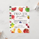 Search for two tti fruity birthday invitations Watercolor