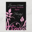 Search for survivor party invitations Pink