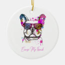 Search for french bulldog christmas decor Funny