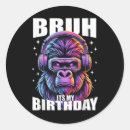 Search for funny gorilla stickers Lets go brandon