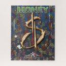 Search for money puzzles Illustration