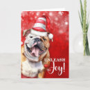 Search for english bulldog christmas cards Dogs