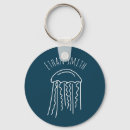 Search for aquatic life key rings Jellyfish