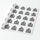Search for new house wrapping paper Black