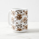 Search for cream flowers mugs White