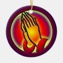 Search for praying hands christmas tree decorations Christian
