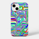 Search for blue line iphone cases White