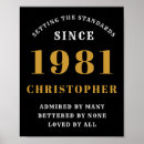 Search for black gold birthday party posters Forty