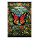 Search for stained glass butterfly art Nouveau