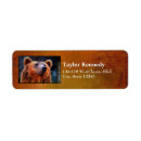 Search for brown return address labels Animal