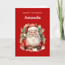 Search for santa claus birthday cards Winter