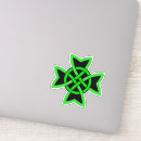 Search for celtic symbols stickers Green