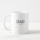 Search for dad established mugs Typography