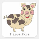 Search for small pig stickers Cute animal