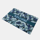 Search for camouflage doormats Blue