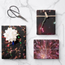 Search for fireworks wrapping paper 4th of july