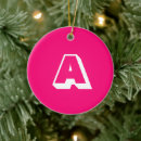 Search for letters christmas tree decorations Monogrammed