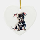 Search for bull terrier christmas tree decorations Animal