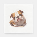 Search for english bulldog napkins Wolf