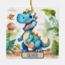 Search for cute dinosaur christmas tree decorations Baby