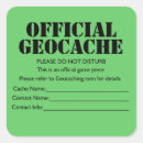 Search for geocache stickers Swag