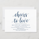 Search for cheers bridal shower invitations Cheers to love
