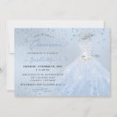 Search for light blue dress invitations Sweet 15