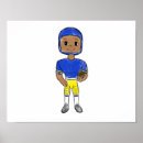 Search for vintage football posters Blue