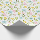 Search for floral watercolor wrapping paper Feminine