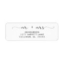Search for couples shower return address labels Mr and mrs