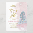 Search for christmas tree baby shower invitations Pink