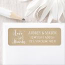 Search for rustic kraft paper wedding return address labels Script