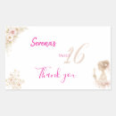 Search for pink rectangle stickers Flower