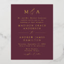 Search for monogram wedding invitations postcards Minimalist