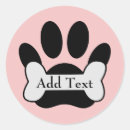 Search for animal track stickers Dog paws