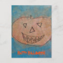 Search for funny kids postcards Pumpkin
