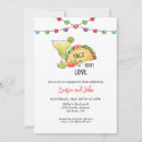Search for taco engagement party invitations Mexican