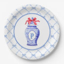 Search for chinoiserie paper plates Ginger jar