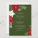 Search for red christmas wedding invitations Floral