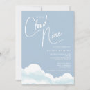 Search for cloud 9 baby shower invitations White