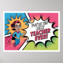 Search for best teacher ever posters School