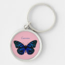 Search for blue butterflies key rings Flying