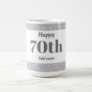 Search for happy 70th birthday mugs Modern