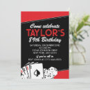 Search for casino birthday invitations Adult