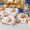 Search for gingerbread house wrapping paper Cute