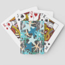 Search for starfish water playing cards Illustration