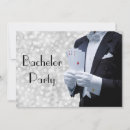 Search for tuxedo bachelor party invitations Elegant