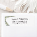 Search for curved return address labels Modern