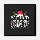 Search for santas lap magnets Merry christmas