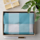Search for blue white plaid tissue paper Retro